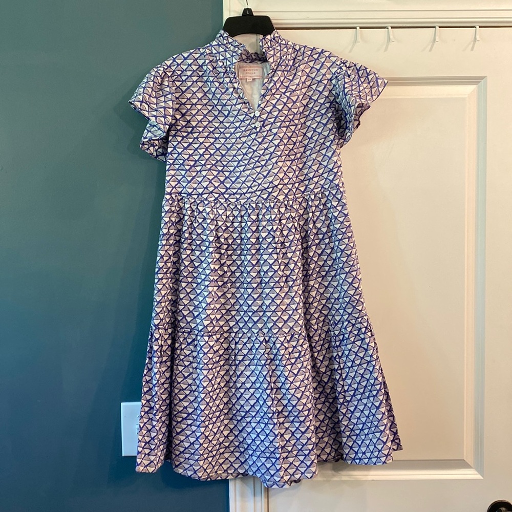 Hampton House Triangle Ruffle Mini Dress